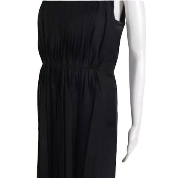 J. Crew Super 120’s NWOT Wool Pleated Sleeveless A-Line Dress in Black size 6 - Picture 3 of 7